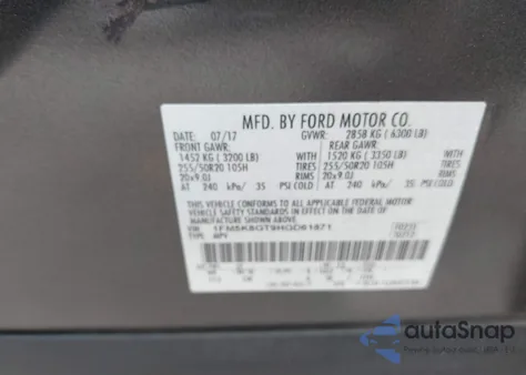 2017 Ford Explorer Sport z USA, uszkodzony, nr VIN 1FM5K8GT9HGD61871